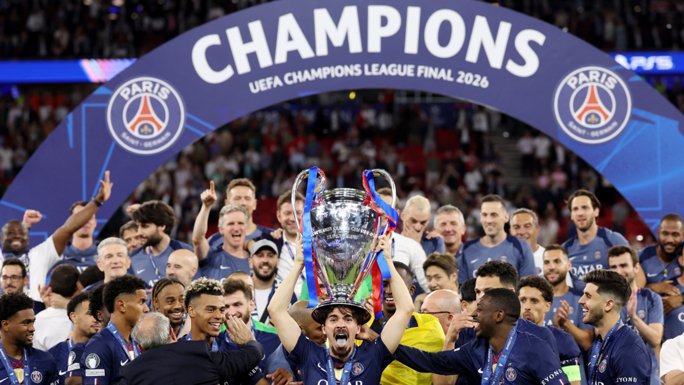 PSG é bicampeão europeu ao vencer a UEFA Champions League contra o Arsenal