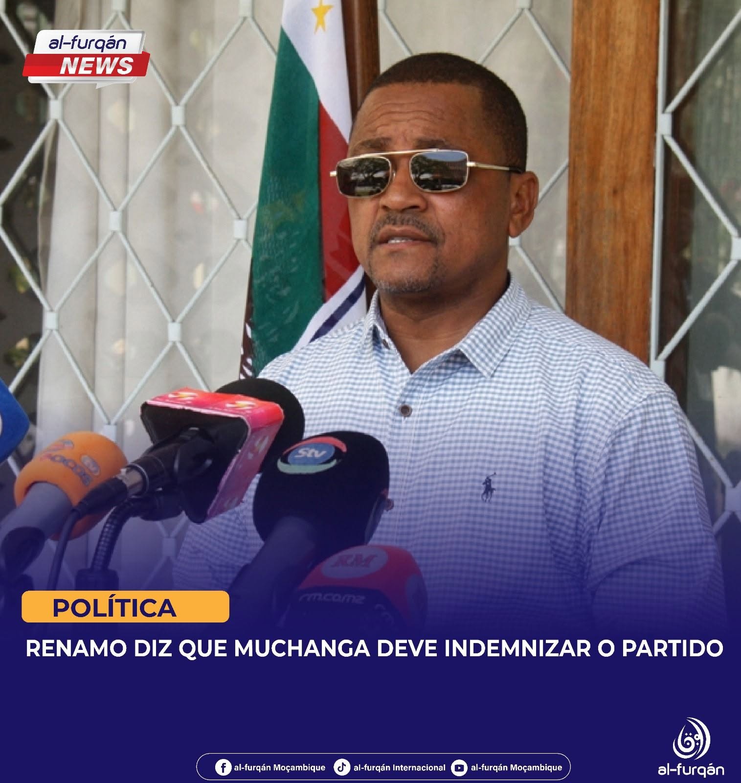 Renamo diz que muchanga deve indemnizar o partido