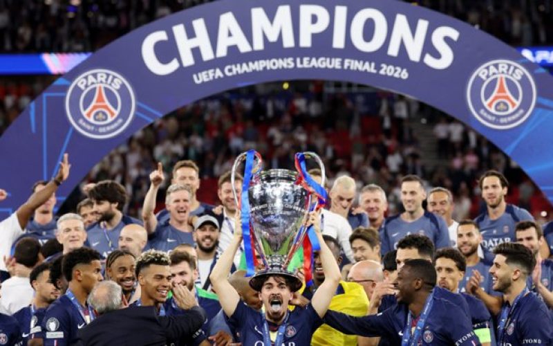 PSG é bicampeão europeu ao vencer a UEFA Champions League contra o Arsenal